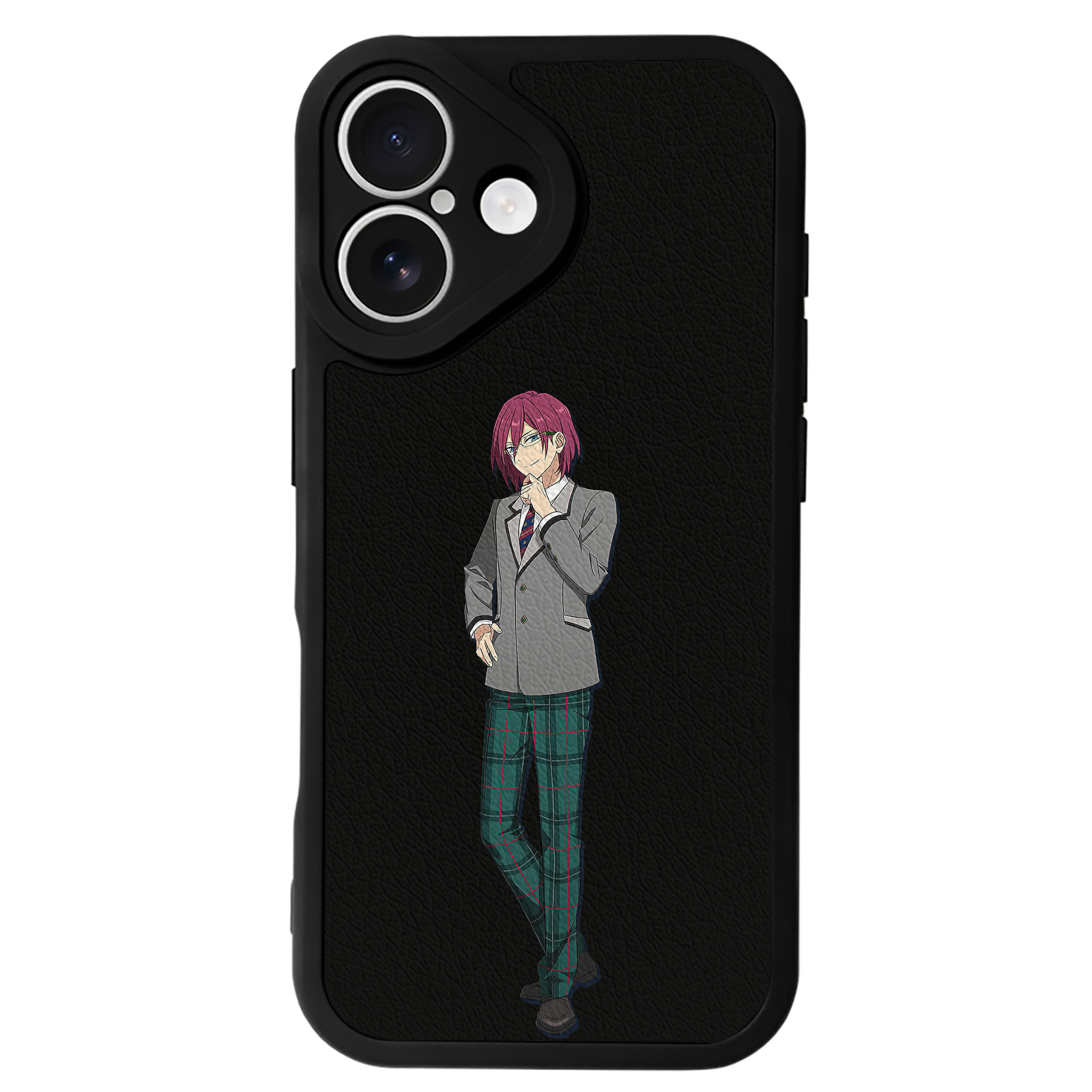 （画像用） あんさんぶるスターズ! Ensemble Stars 【iPhone 16シリーズ対応】シリコンスマホケース（レザー調） 材質：シリコン